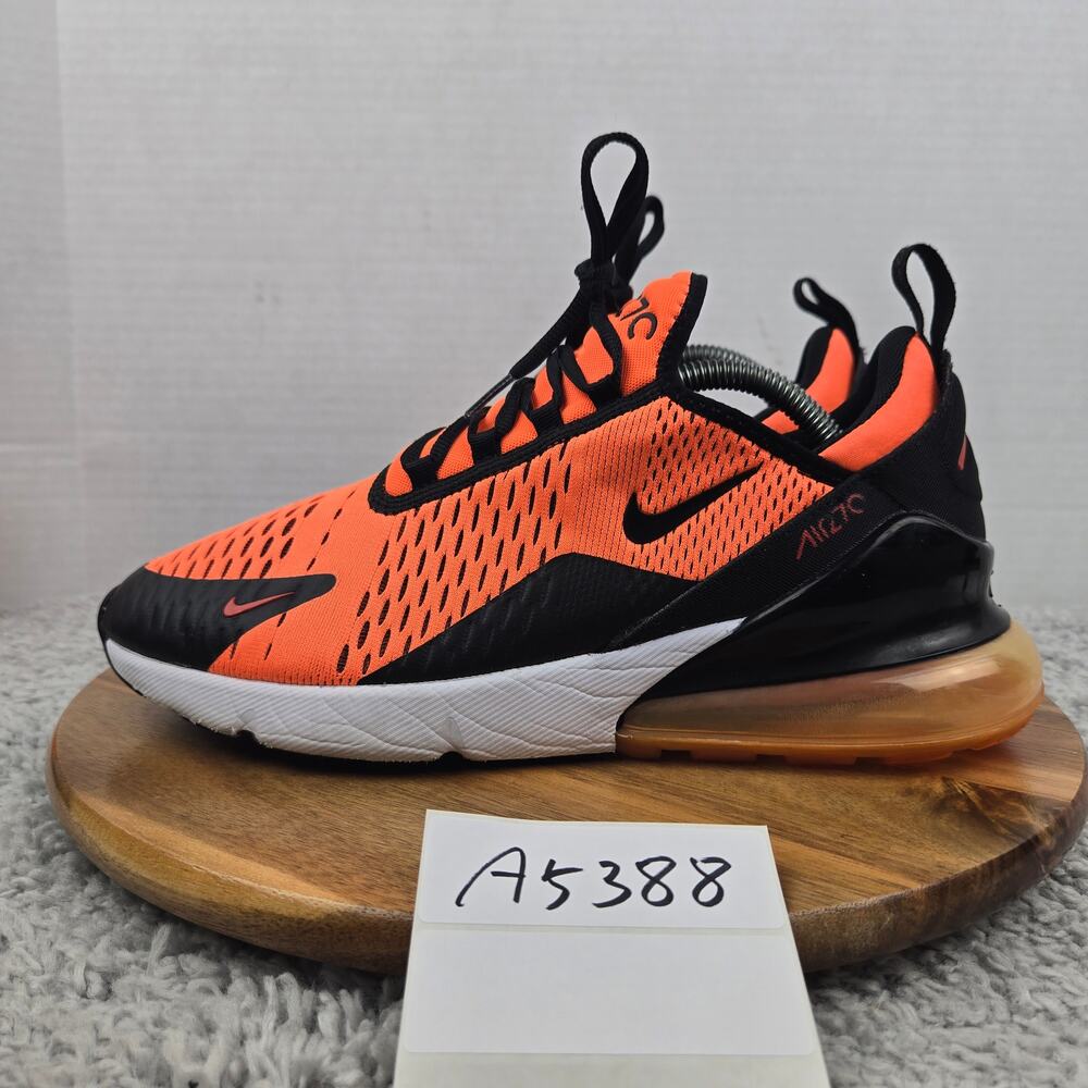 Nike Mens 9 Air Max 270 Giants Total Orange Black Athletic Sneaker BV2517-800